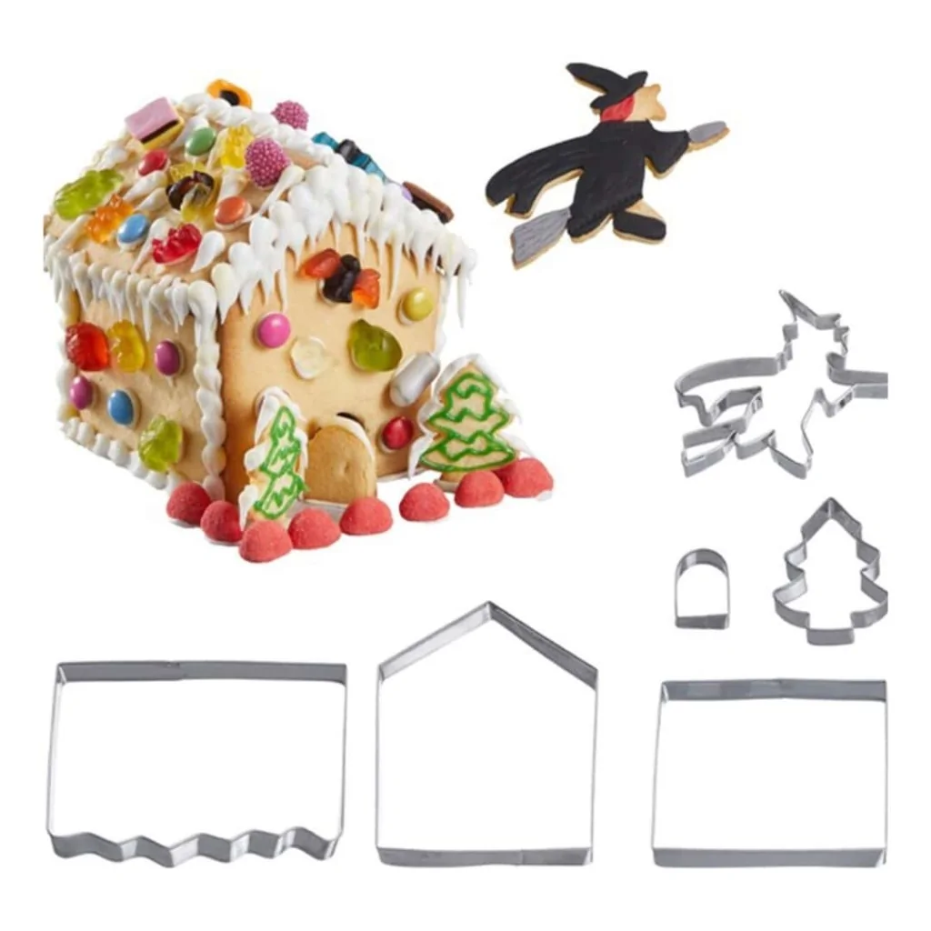 Set 6 Tagliabiscotti Casetta Di Pan Pepato WESTMARK