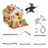 Set 6 Tagliabiscotti Casetta Di Pan Pepato WESTMARK