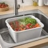 Bacinella Lavandino Bianca 34x30x16 cm GIGANPLAST