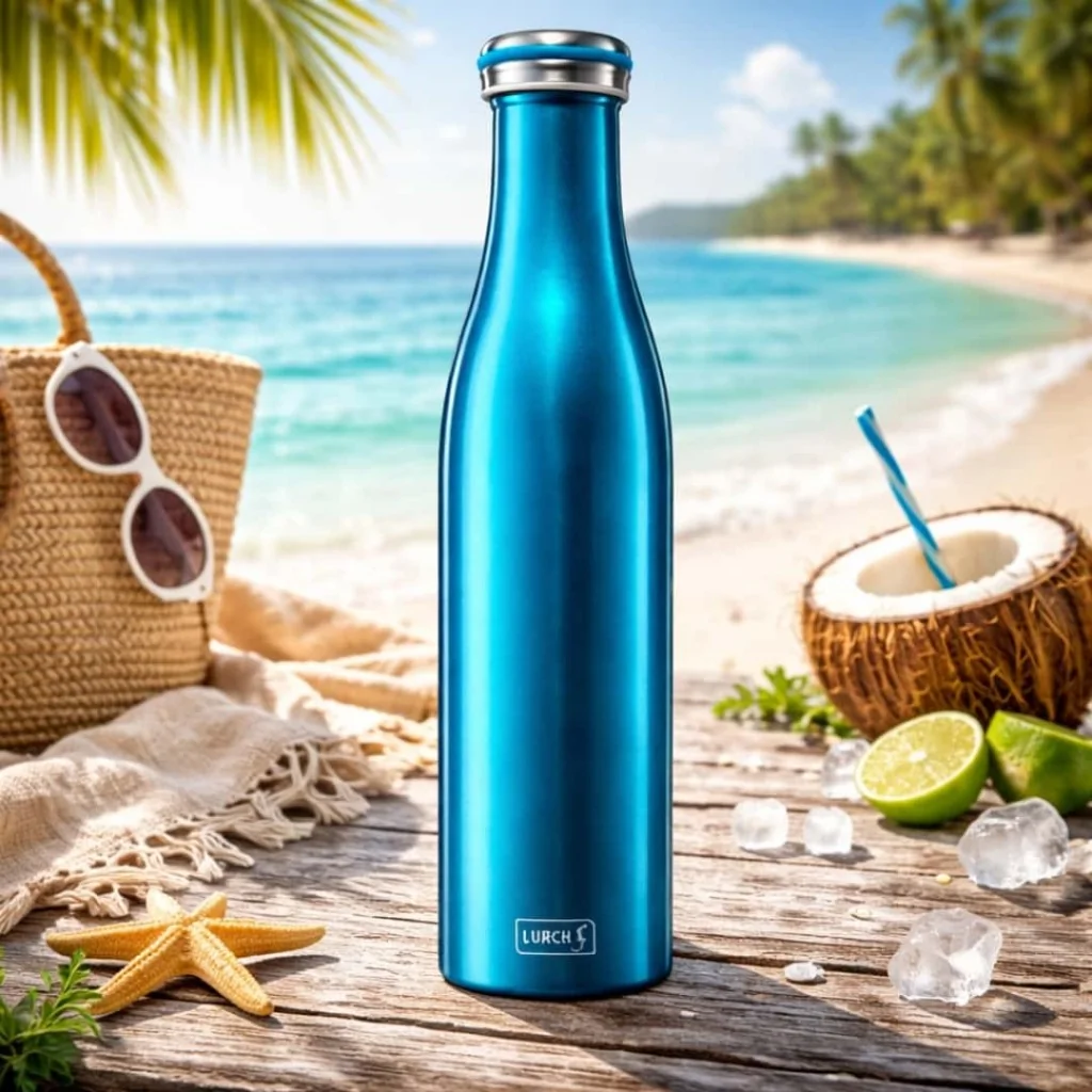 Borraccia Termica Blu Acqua 0,75 lt EVA COLLECTION