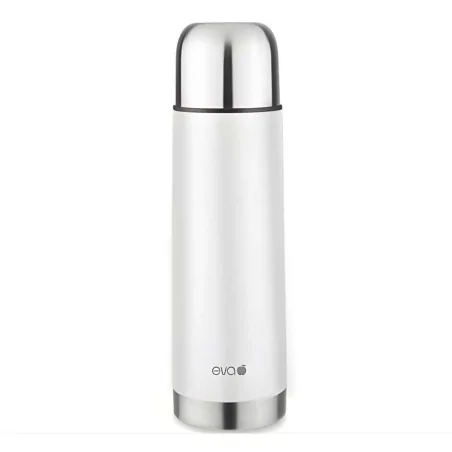 Bottiglia Thermos Isolante Bianco Opaco Acciaio 0,35 lt EVA