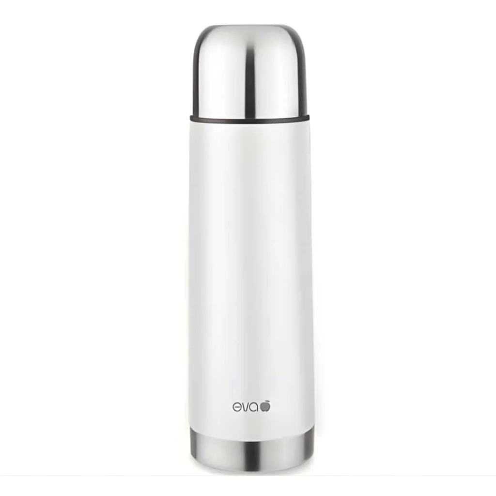 Bottiglia Thermos Isolante Bianco Opaco Acciaio 0,35 lt EVA