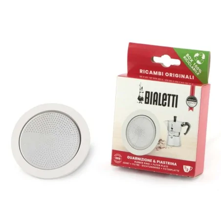 Guarnizione e Filtro Moka Bialetti 1/2 Tazze BIALETTI