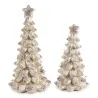 Set 2 Alberi di Natale con Brillantini e Luci ART FROM ITALY