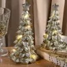Set 2 Alberi di Natale con Brillantini e Luci ART FROM ITALY