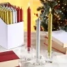 Candela Stelo Colorata Metallizzata ART FROM ITALY