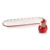 Set Vassoio Aperitivo Babbo Natale con Porta Stuzzicadenti ART