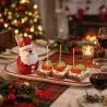 Set Vassoio Aperitivo Babbo Natale con Porta Stuzzicadenti ART