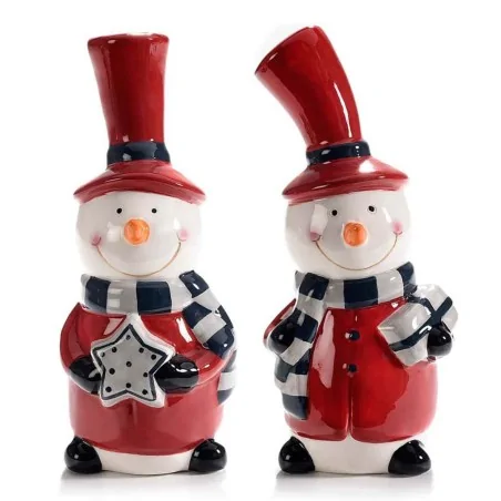 Pupazzo di Neve Decorativo con Cappello ART FROM ITALY