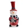 Pupazzo di Neve Decorativo con Cappello ART FROM ITALY