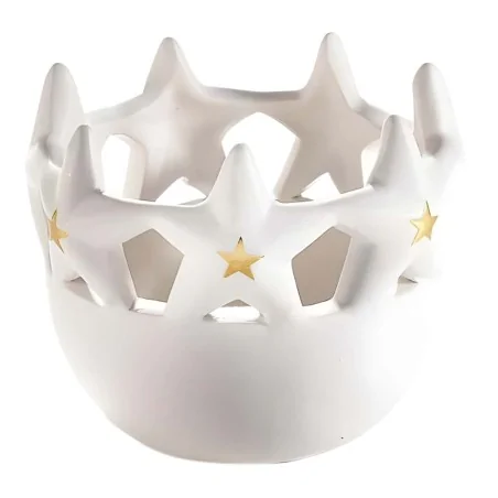 Vaso Ceramica Piccolo con Bordi Stelle ø 9,5 cm ART FROM ITALY