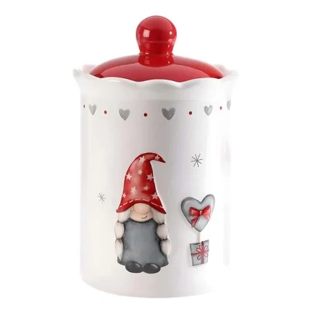 Barattolo Biscotti Ceramica Babbo Natale ø 11,5 cm ART FROM