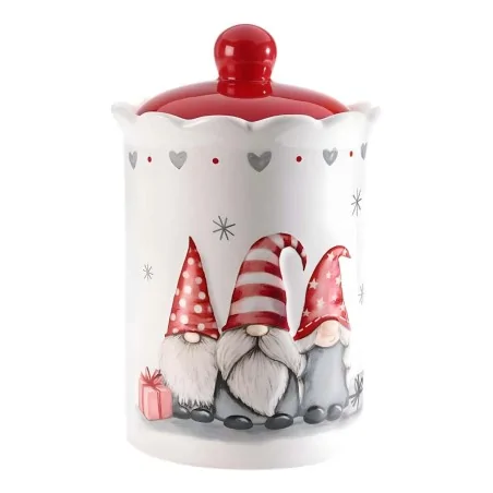 Barattolo Biscotti Ceramica Babbo Natale ø 13,5 cm ART FROM