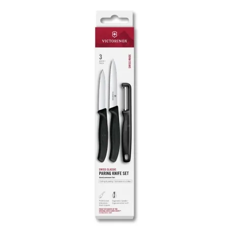 Set Spelucchini con Pelaverdure Nero Swiss Classic VICTORINOX