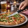 Coltello Pizza Bistecca Ondulato Manico Nero 11 cm VICTORINOX