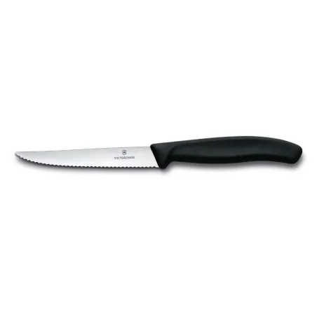 Coltello Pizza Bistecca Ondulato Manico Nero 11 cm VICTORINOX