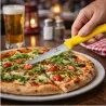 Coltello Pizza Bistecca Ondulato Manico Giallo 11 cm VICTORINOX