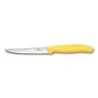 Coltello Pizza Bistecca Ondulato Manico Giallo 11 cm VICTORINOX