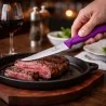 Coltello Pizza Bistecca Ondulato Manico Viola 11 cm VICTORINOX