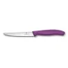 Coltello Pizza Bistecca Ondulato Manico Viola 11 cm VICTORINOX