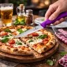 Coltello Pizza Bistecca Ondulato Manico Viola 11 cm VICTORINOX