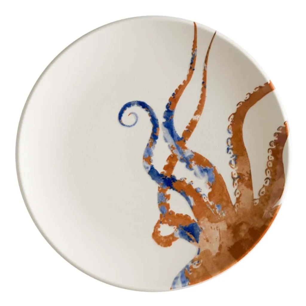 Piatto Piano Aquelis Octopus ø 25 cm BONNÀ
