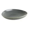 Piatto Fondo Ellisse Ripple Horn Grigio ø 19 cm BONNÀ