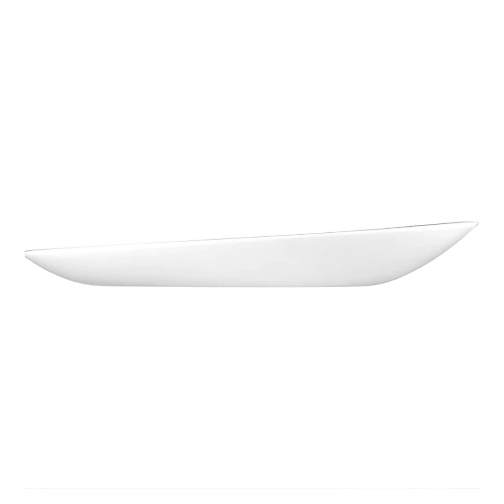 Piatto Ovale Bamboo Bianco 19,5x15 cm CHURCHILL
