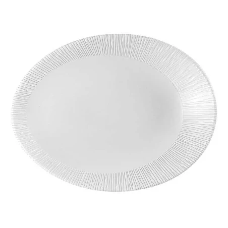 Piatto Ovale Bamboo Bianco 19,5x15 cm CHURCHILL