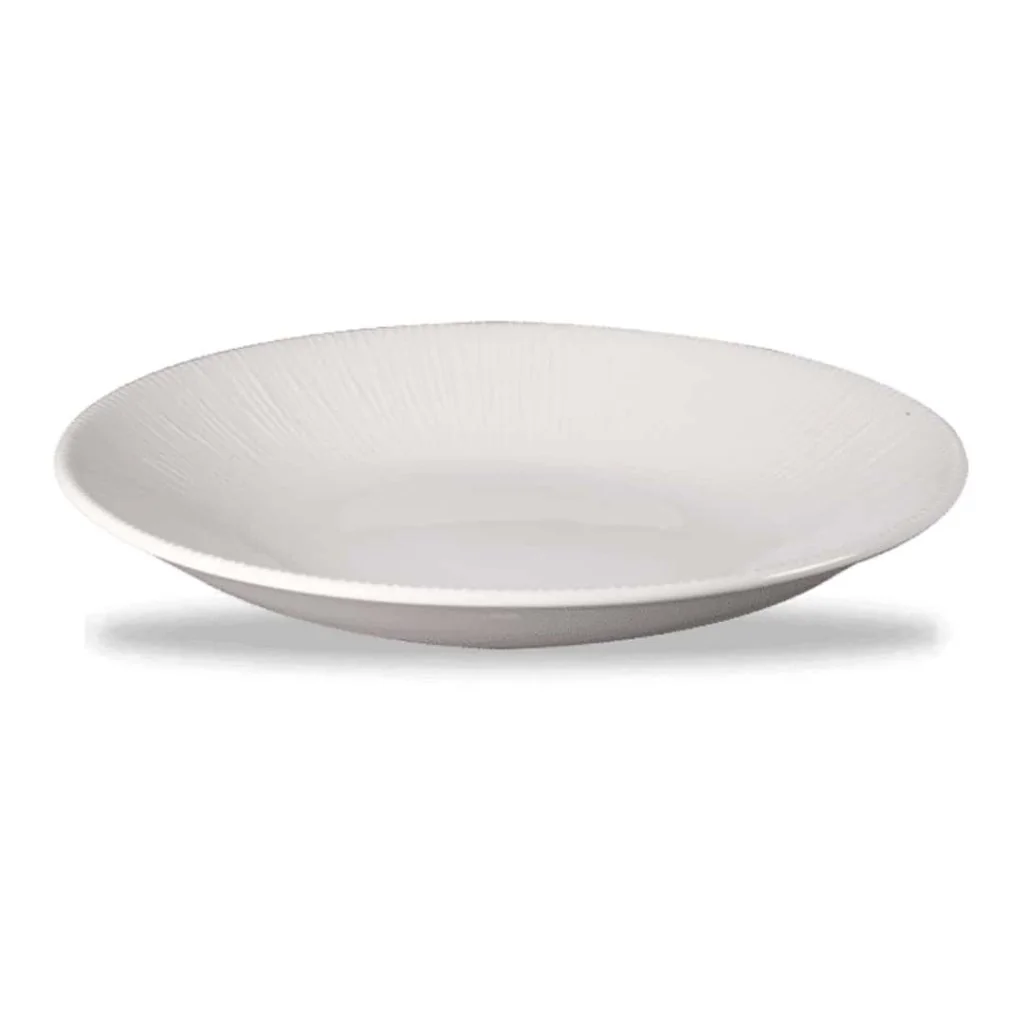 Piatto Fondo Bamboo Bianco ø 25,5 cm 12pz CHURCHILL