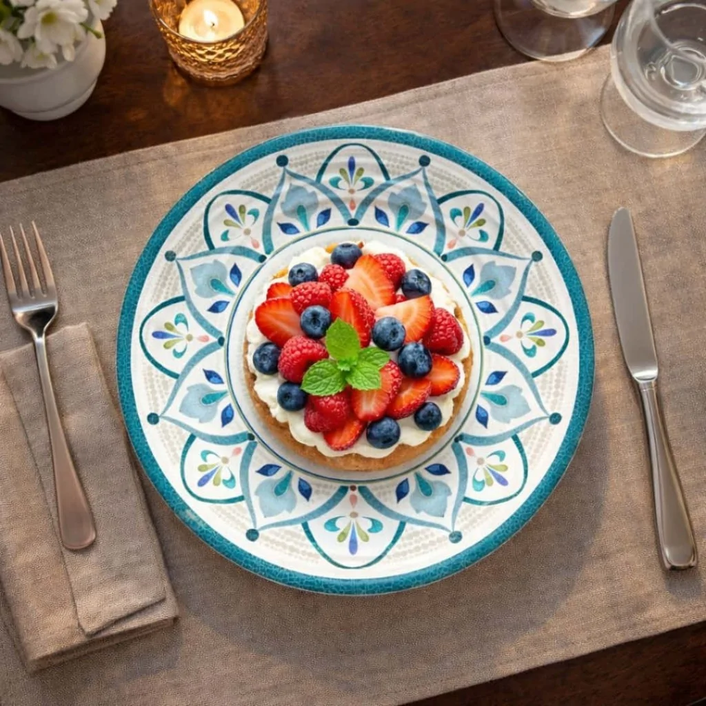 Piatto Dessert Rabat Verde Touch-Mel ø 21,6 cm EMPORIO ZANI
