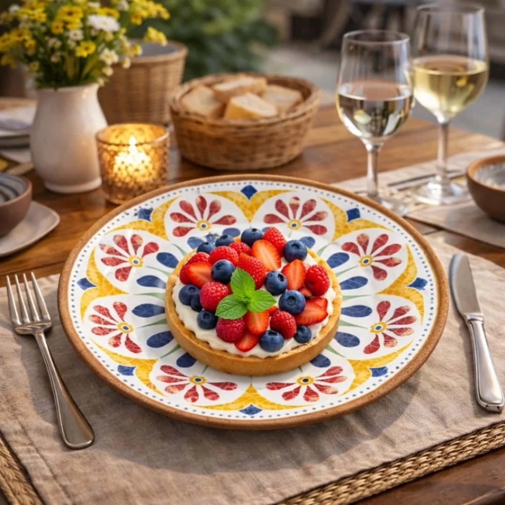 Piatto Dessert Porto Colorato Touch-Mel ø 21,6 cm EMPORIO ZANI