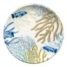 Piatto Dessert Corallo Blu Touch-Mel ø 21,6 cm EMPORIO ZANI