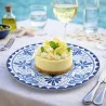 Piatto Dessert Santorini Blu Touch-Mel ø 21,6 cm EMPORIO ZANI