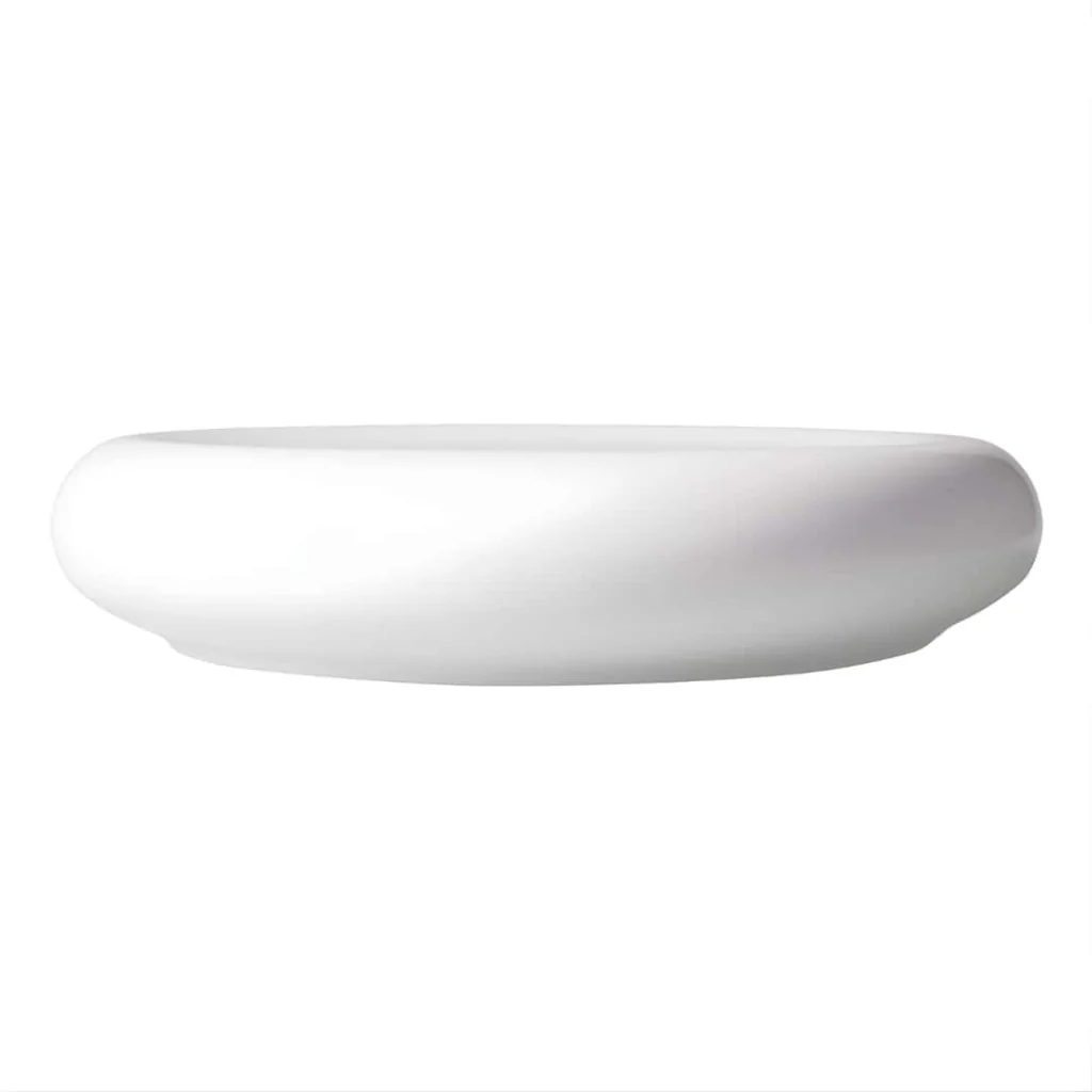 Piatto Piano Velvet Bianco ø 15,5 cm MEDRI