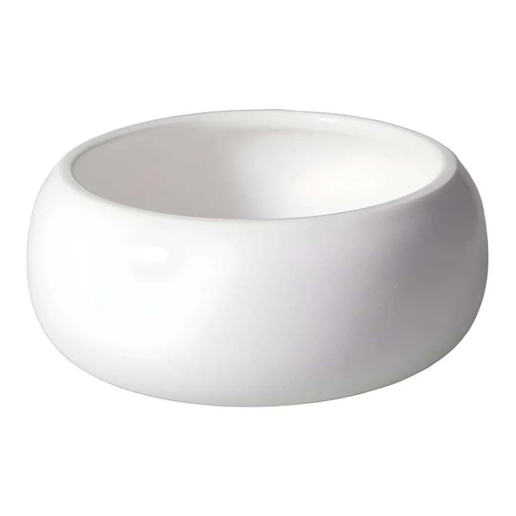Piatto Podio Velvet Bianco ø 13 cm MEDRI