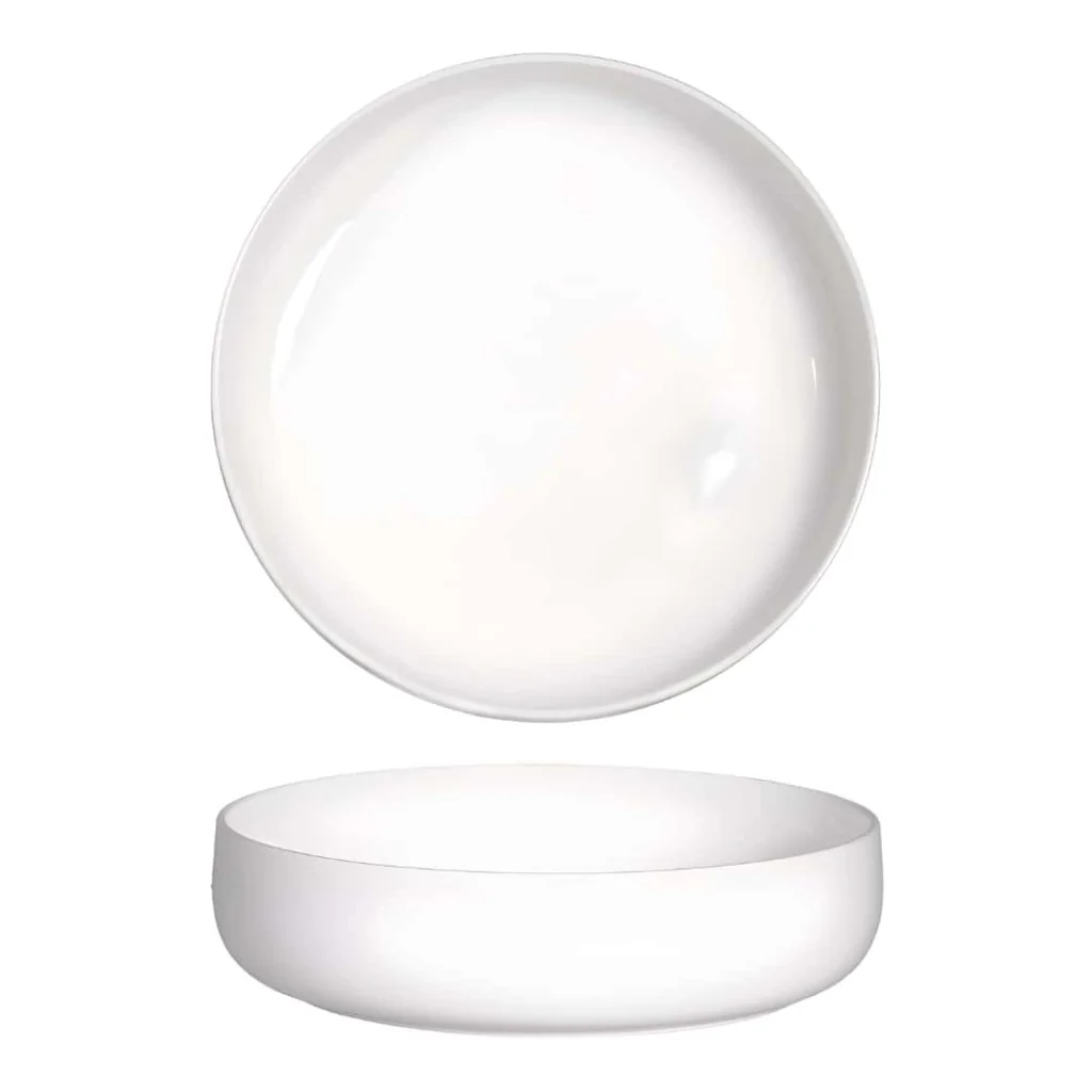 Piatto Fondo Gemscape Bianco ø 20 cm MEDRI