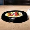 Piatto Gourmet Volcan Nero 26,5x26 cm 3pz MEDRI