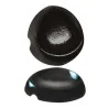 Piatto Gourmet Volcan Nero 26,5x26 cm 3pz MEDRI