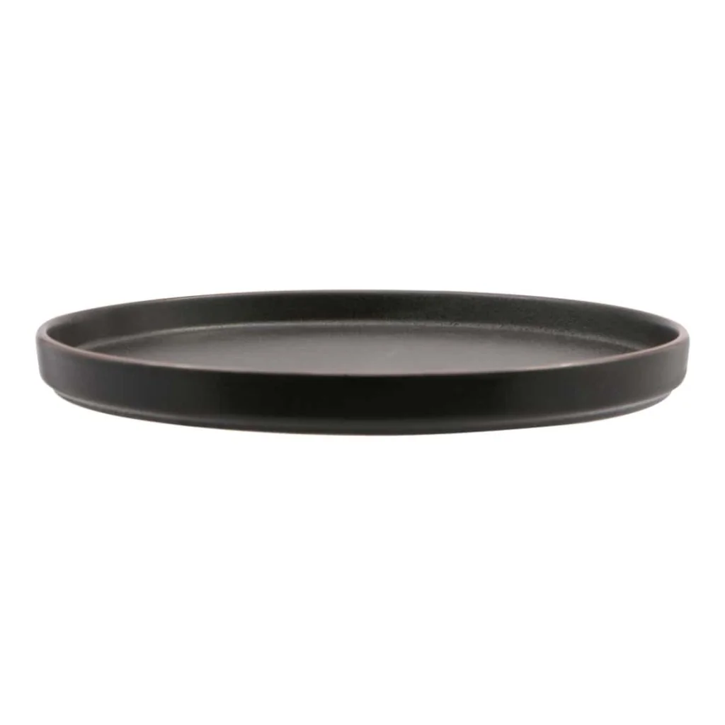 Piatto Nordic Stromboli Nero ø 27 cm 4pz DT