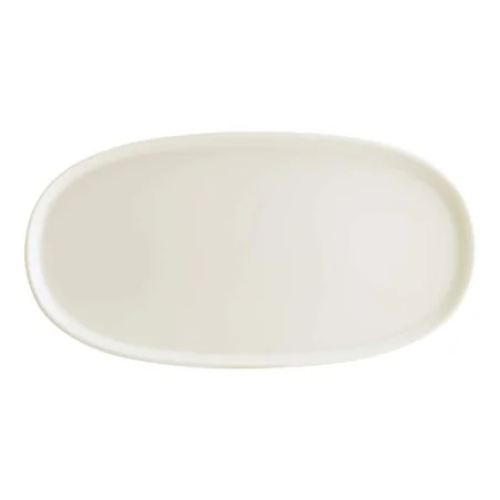Piatto Ovale Hygge Bianco con Bordo 25x17,2 cm BONNÀ