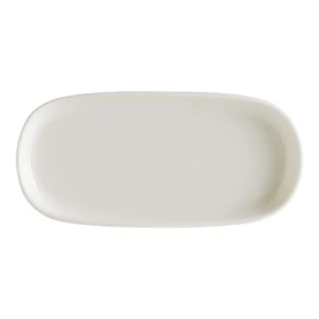 Piatto Ovale Hygge Bianco con Bordo 18x8,6 cm BONNÀ