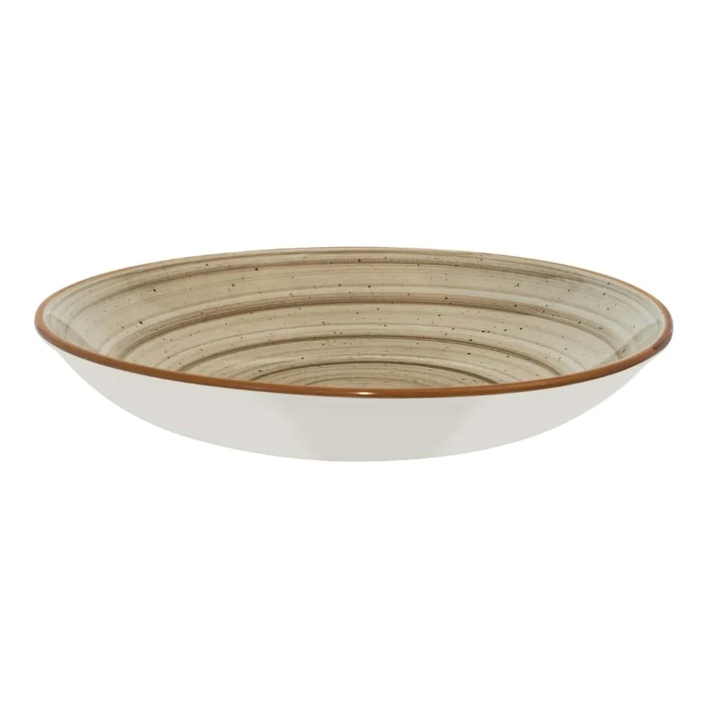 Piatto Fondo Aura Terrain Beige ø 25 cm BONNÀ