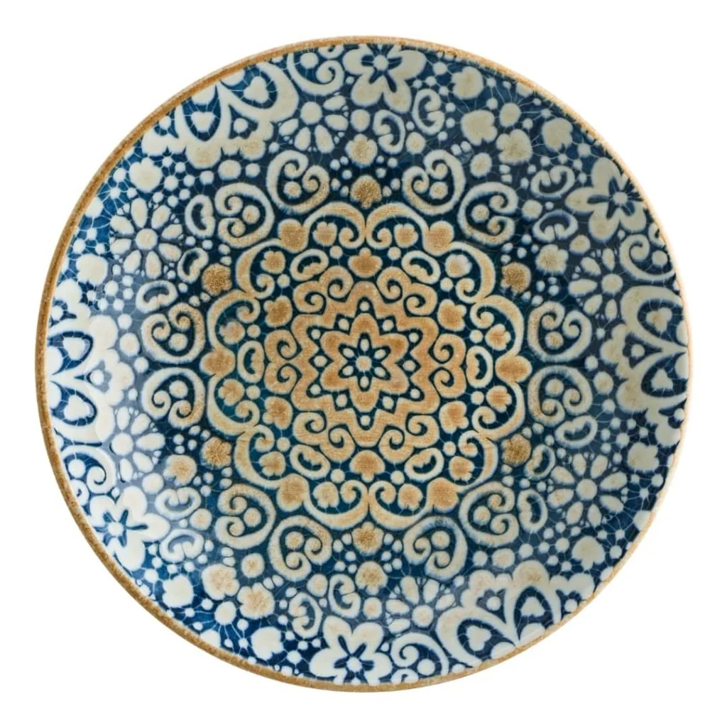 Piatto Fondo Coupe Alhambra Blu ø 28 cm BONNÀ