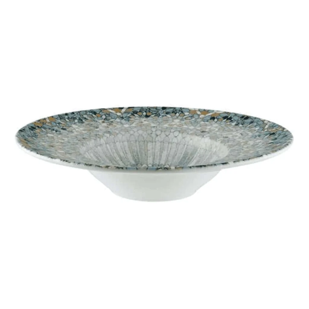 Piatto Pasta Bowl Luca Mosaic Blu 28 cm BONNÀ