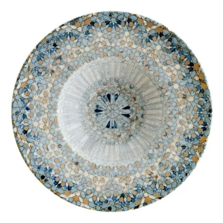 Piatto Pasta Bowl Luca Mosaic Blu 28 cm BONNÀ