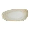 Piatto Piano Rettangolare Patera Beige 36x17 cm BONNÀ