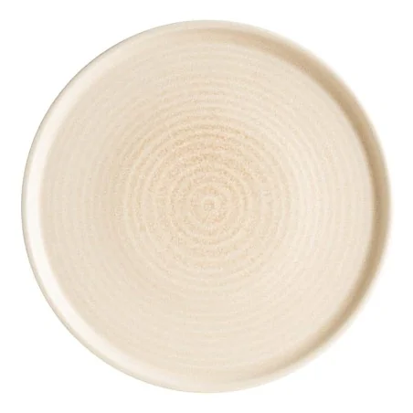 Piatto Piano Ripple Mirage Beige con Bordo ø 16 cm BONNÀ