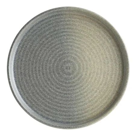 Piatto Piano Ripple Horn Grigio con Bordo ø 16 cm BONNÀ