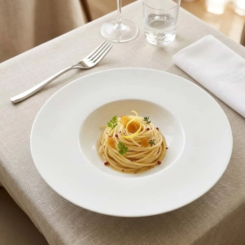 Piatto Pasta Bowl Roma Bianco ø 27 cm LUBIANA